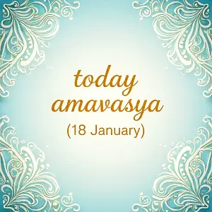today amavasya