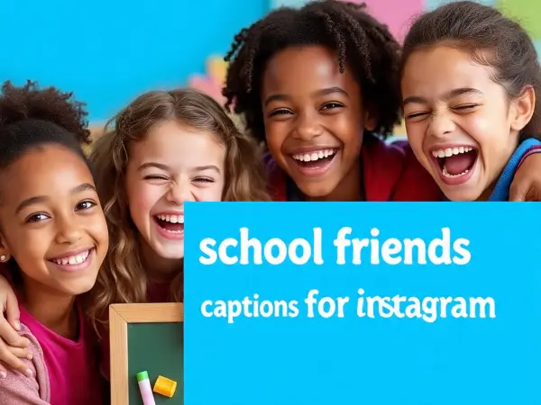 school friends captions for instagram